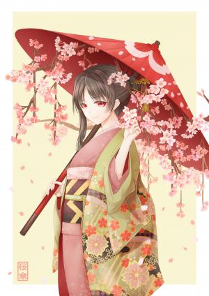 桜傘